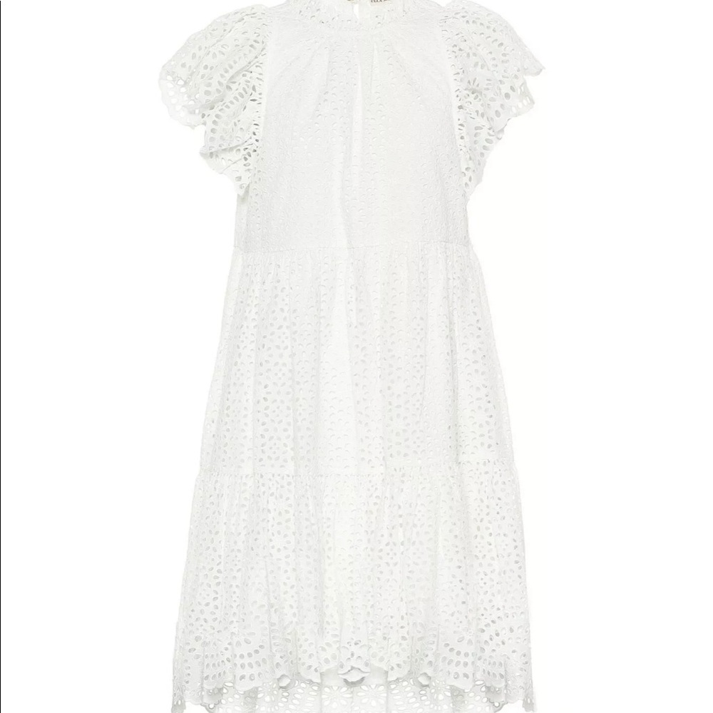 Ulla Johnson cotton eyelet dress size 0